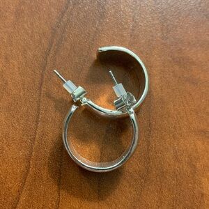 Silver Hoop Earrings